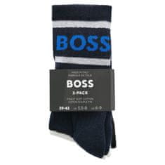 Hugo Boss Pánské vysoké ponožky 3Pack Velikost: L 50469371-963