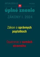 Aktualizácia I/3 2024 – daňové a účtovné zákony