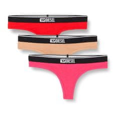 Diesel Dámská tanga Ufst-Stars-3Pack Velikost: M A05139-0LDAC-E6465