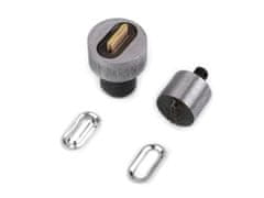 Kraftika 1sada (18x5 mm) nikl piston k nýtování oválných průchodek