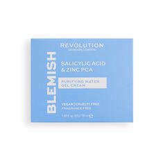 Revolution Skincare Hydratační pleťový krém Salicylic Acid & Zinc PCA (Purifying Water Gel Cream) 50 ml