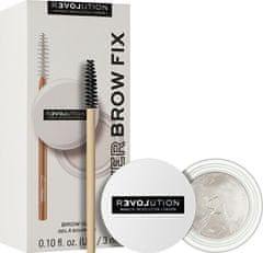 Makeup Revolution Fixační gel na obočí Relove Power Brow Fix Clear (Brow Gel) 3 ml