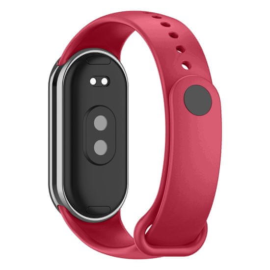 VšeNaMobily.cz Jednobarevný náhradní náramek Mi band 8/9 - jahodová -