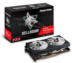 PowerColor Grafická karta AMD Radeon RX 6600 Hellhound 8GB GDDR6, HDMI, 3xDP