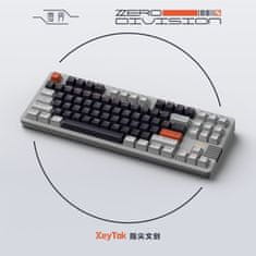 KeyTok Zero Division Dye-Sub KOL Keycaps, Layout US (142-Key)