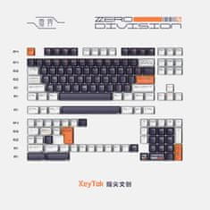 KeyTok Zero Division Dye-Sub KOL Keycaps, Layout US (142-Key)