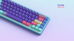 KeyTok Back In The Game Dye-Sub PBT Cherry Keycaps, Layout US, Fialové (152-Key)