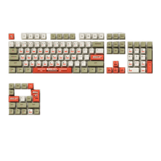 KeyTok Morse Code Dye-Sub KOL Keycaps, Layout US (121-Key)