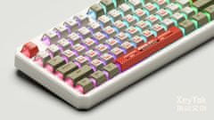 KeyTok Morse Code Dye-Sub KOL Keycaps, Layout US (121-Key)