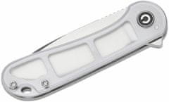 Civilight C907A-7 Elementum Polished Clear Lexan Handle