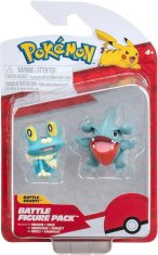 Jazwares Pokémon Battle Figurky Gible a Froakie 5cm