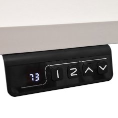 Homlando Elektrický výškově nastavitelný stůl BIMOTION 1S 120x65 cm černý rám / řemeslný dub