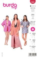 Burda Střih Burda 5995 - Kimono s páskem