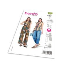 Burda Střih Burda 5914 - Zavinovací overal, top