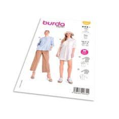 Burda Střih Burda 6001 - Košile, dlouhá košile