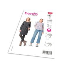 Burda Střih Burda 6077 - Balonové šaty, halenka