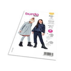 Burda Střih Burda 9268 - Dívčí kabátek ve dvojím provedení