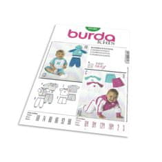 Burda Střih Burda 9748 - Mikinka, tričko, tepláčky a šortky