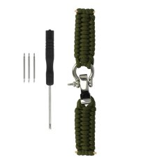 TopQ Univerzální nylonový řemínek 22 mm design 1 khaki