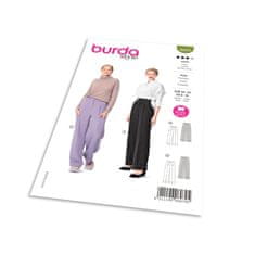 Burda Střih Burda 6079 - Široké kalhoty s puky