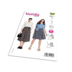 Burda Střih Burda 5938 - Kolová sukně, rozšířená sukně