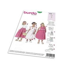 Burda Střih Burda 9702 - Dívčí šatičky a bolerko