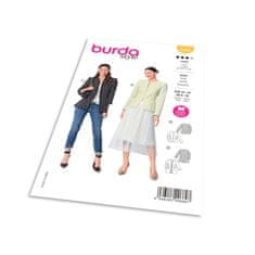 Burda Střih Burda 6029 - Sako na zip, francouzské sako