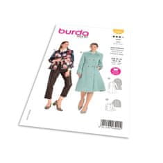 Burda Střih Burda 6092 - Áčkový kabát, krátký kabát