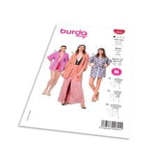 Burda Střih Burda 5995 - Kimono s páskem