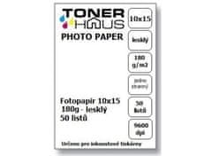 Tonerhaus Fotopapír 10x15 180g (50 listů) - lesklý