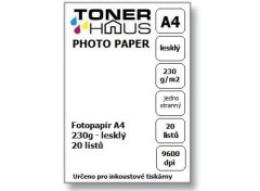 Tonerhaus Fotopapír A4 230g (20 listů) - lesklý