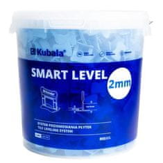 Kubala Spony Smart Level, 2 mm, 800 ks + kbelík 20 l