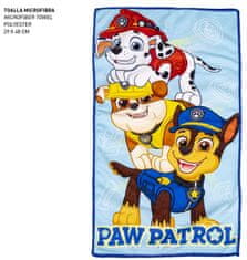 CurePink Kosmetický set Paw Patrol|Tlapková patrola: Big Buddies malý ručník, hřeben, kelímek (23 x 15 x 8 cm)