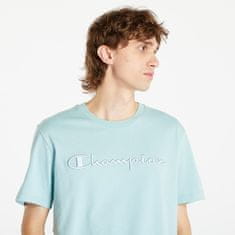 Champion Tričko Crewneck T-Shirt Light Blue XL Modrá