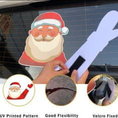 JOIRIDE® Santa nálepka na auto | SANTAWIPER