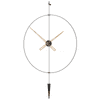 Mclock Designové nástěnné hodiny PP807 Pendulum Plus black-walnut 80cm