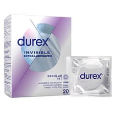 Pasante Durex Invisible Extra Lubricated (20 ks), ultra tenké kondomy