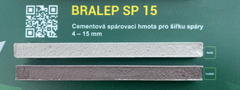 Bralep SP 15 cementová spárovací hmota pro šířku spáry 4 - 15 mm šedá 5 kg