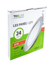 Bateriecentrum TR-105 LED panel 24W 2016lm 4200K - kruhový vestavný Trixline