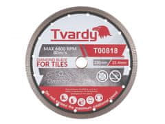 Tvardy Kotouč diamantový řezný 230x10x25,4/22,23mm na dlaždice a kámen T00818