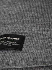 Jack&Jones Pánská čepice JACDNA 12092815 Grey Melange