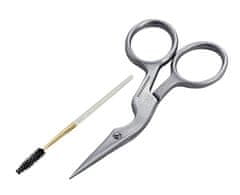 Tweezerman Nůžky a kartáček na obočí Brow Shaping Scissors & Brush Stainless Steel