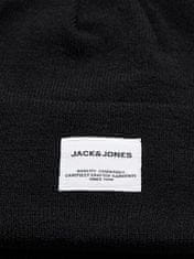 Jack&Jones Pánská čepice JACLONG 12150627 Black