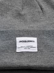 Jack&Jones Pánská čepice JACLONG 12150627 Grey Melange