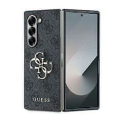 Guess Originální kryt GUESS Leather 4G Metal Logo GUHCZFD64GMGGR pro Samsung Galaxy Z Fold 6 , barva černá