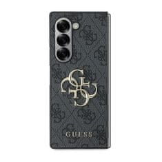 Guess Originální kryt GUESS Leather 4G Metal Logo GUHCZFD64GMGGR pro Samsung Galaxy Z Fold 6 , barva černá