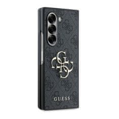 Guess Originální kryt GUESS Leather 4G Metal Logo GUHCZFD64GMGGR pro Samsung Galaxy Z Fold 6 , barva černá