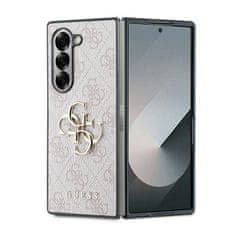 Guess Originální kryt GUESS Leather 4G Metal Logo GUHCZFD64GMGPI pro Samsung Galaxy Z Fold 6 , barva růžová