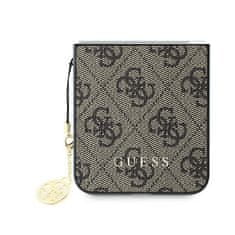 Guess Originální kryt GUESS 4G Charm GUHCZF6GF4GBR pro Samsung Galaxy Z Flip 6 , barva hnědá