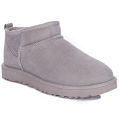 Ugg Australia Botičky šedé 40 EU Classic Ultra Mini Pale Smoke